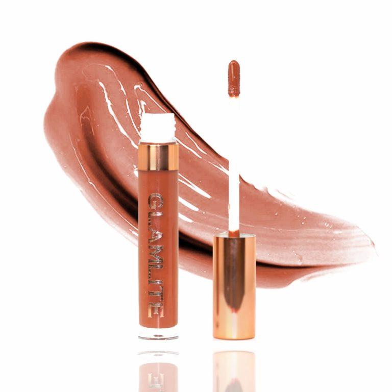 Glamlite Sweet Tooth Lip Gloss Collection Hot Chocolate Product & Swatch
