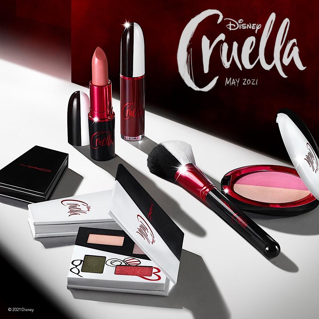 MAC x Disney Cruella Promo Post Cover Logo