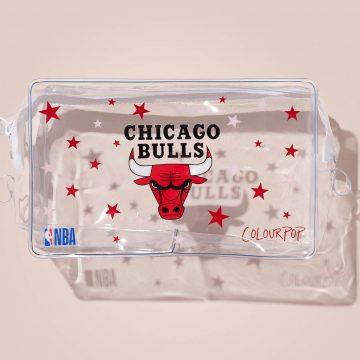 ColourPop x NBA Collection Chicago Bulls Makeup Bag
