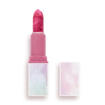 Makeup Revolution Candy Haze Collection Ceramide Lip Balm In Allure Deep Pink